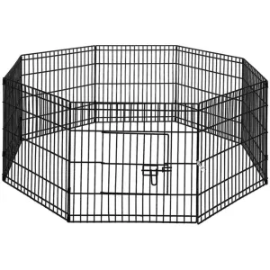 30" 8 Panel Pet Playpen Portable Exercise Cage Fence Dog Puppy Rabbit Enclosure i.Pet