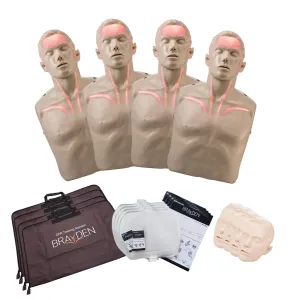 Brayden Advanced CPR Manikin 4-Pack