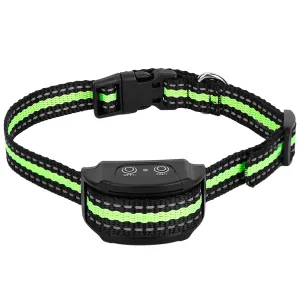 Fresh Fab Finds Anti-Bark Dog Collar IP67 Waterproof Beep Electric Shock Rechargeable Pet Training Device w/ 7 Adjustable Sensitivity