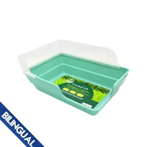 Oxbow Animal Health Enriched Life Litter Pan with Shield