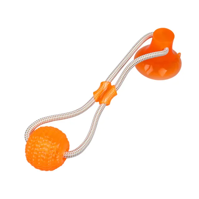 Self Playing Interactive Suction Cup Chew Toy