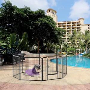 Yaheetech Puppy Playpen 8 Panels 32 Inch